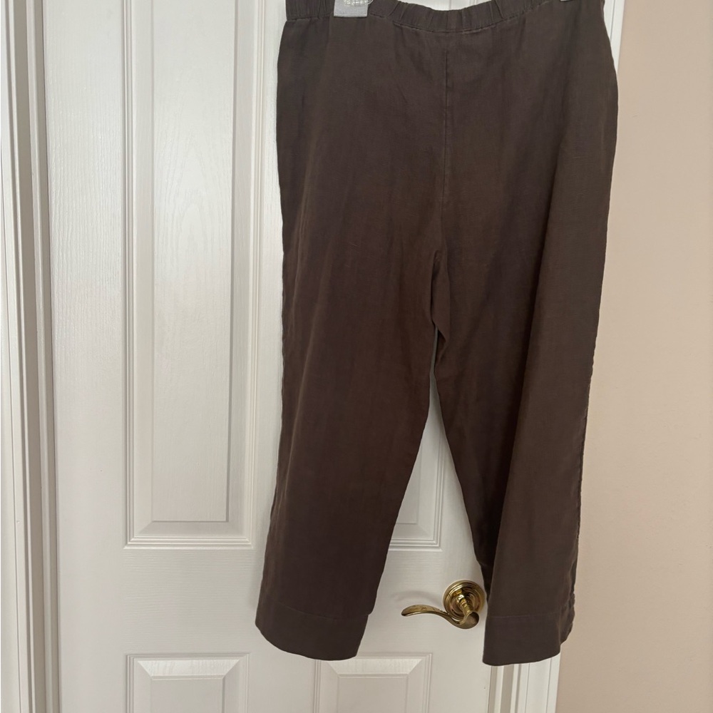 NWT J. Jill Lenin Dark Brown pants size M.